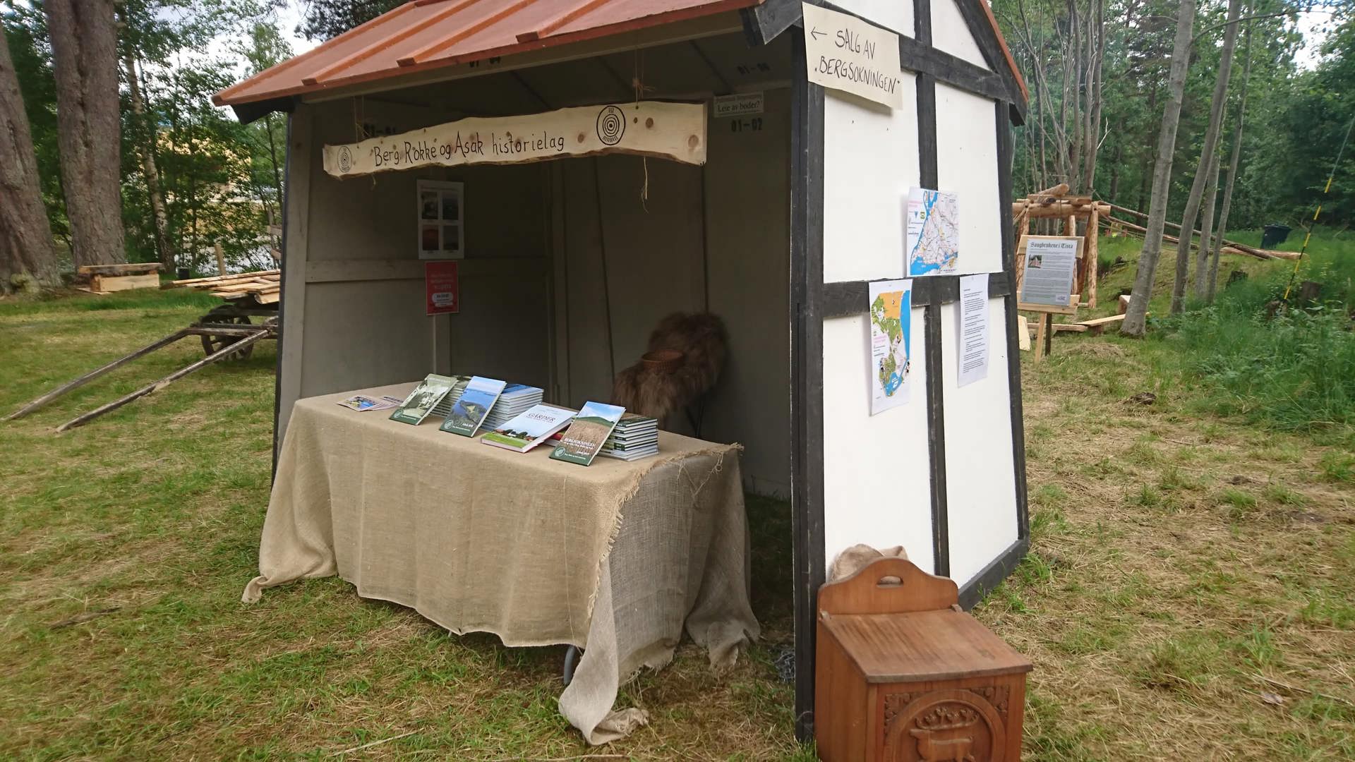 Historisk 1600-talls marked i Vadet